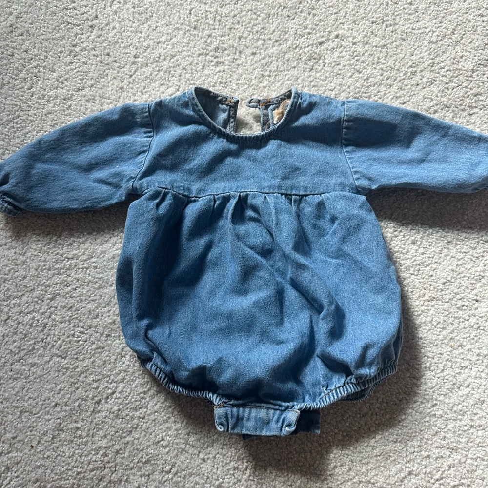 Blue Denim Kids One Piece